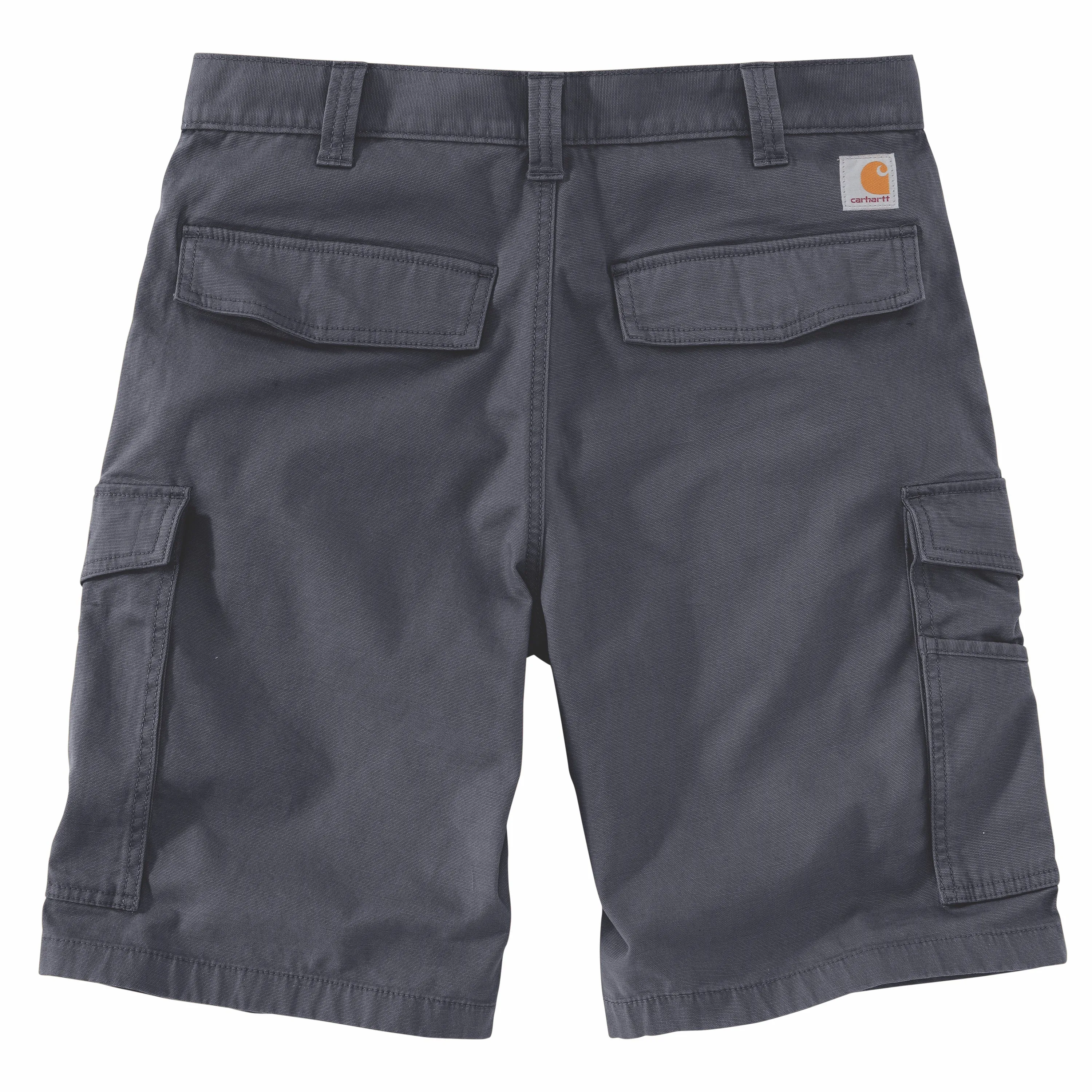 Carhartt Men's Rugged FlexÂ® Relaxed Fit Canvas Cargo Work Short_Bluestone