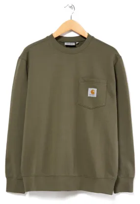 Carhartt WIP Men's Pocket Sweatshirt - Seaweed