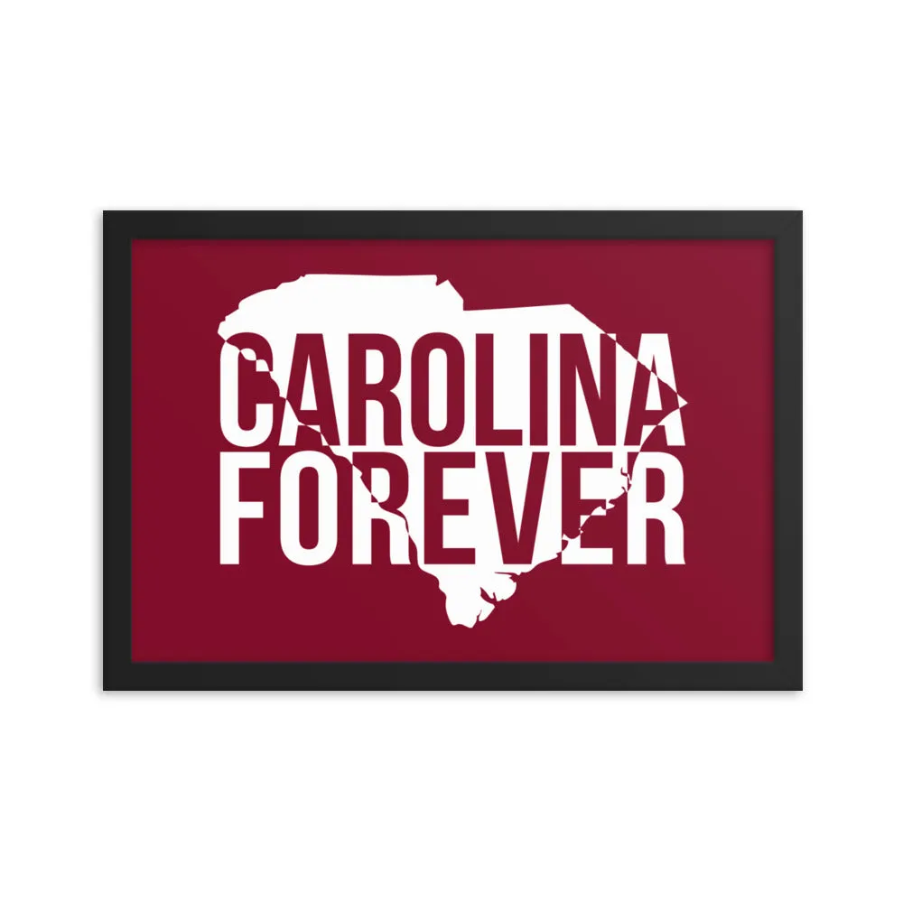 Carolina Forever - Garnet State - Framed Poster