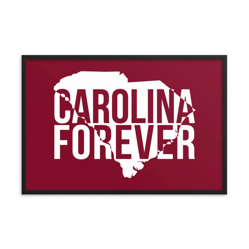 Carolina Forever - Garnet State - Framed Poster