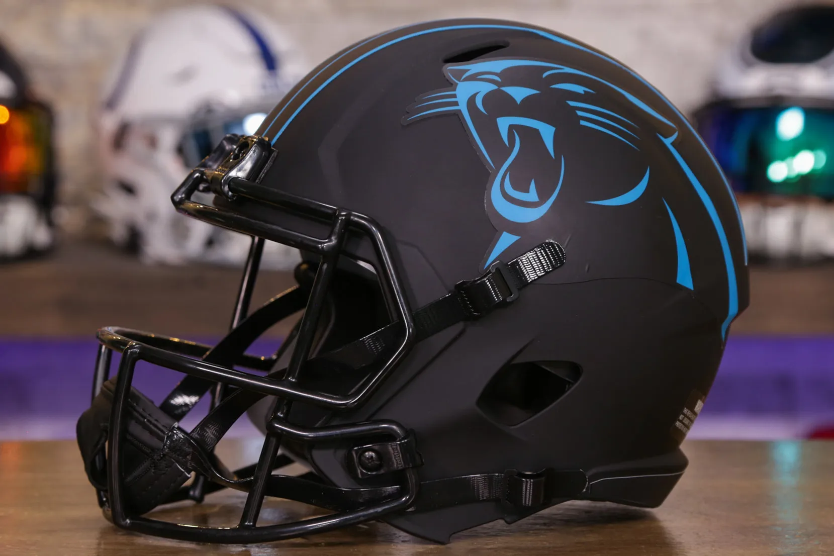 Carolina Panthers Riddell Speed Replica Helmet - Eclipse