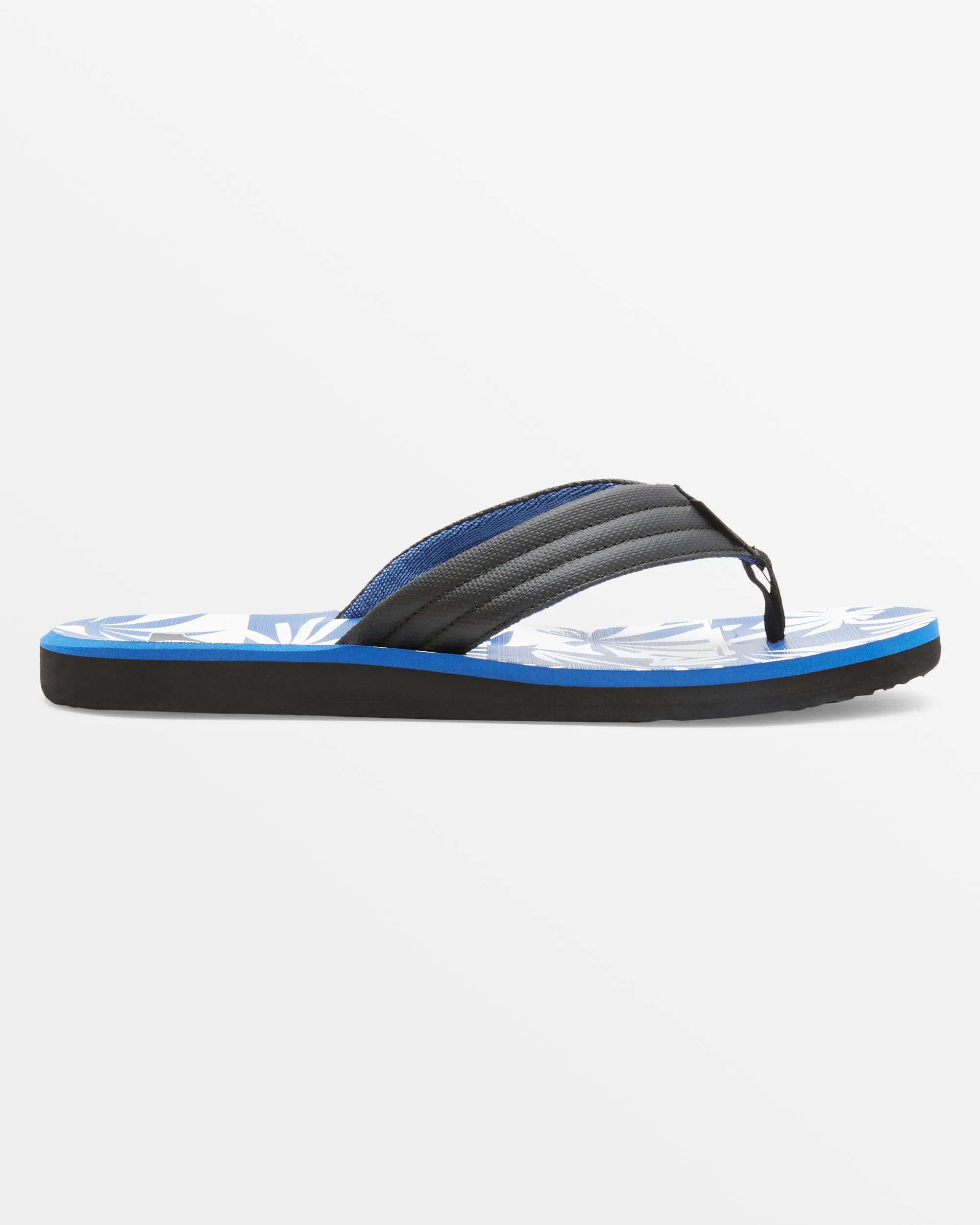 Carver Print Sandals - Black/Blue/White