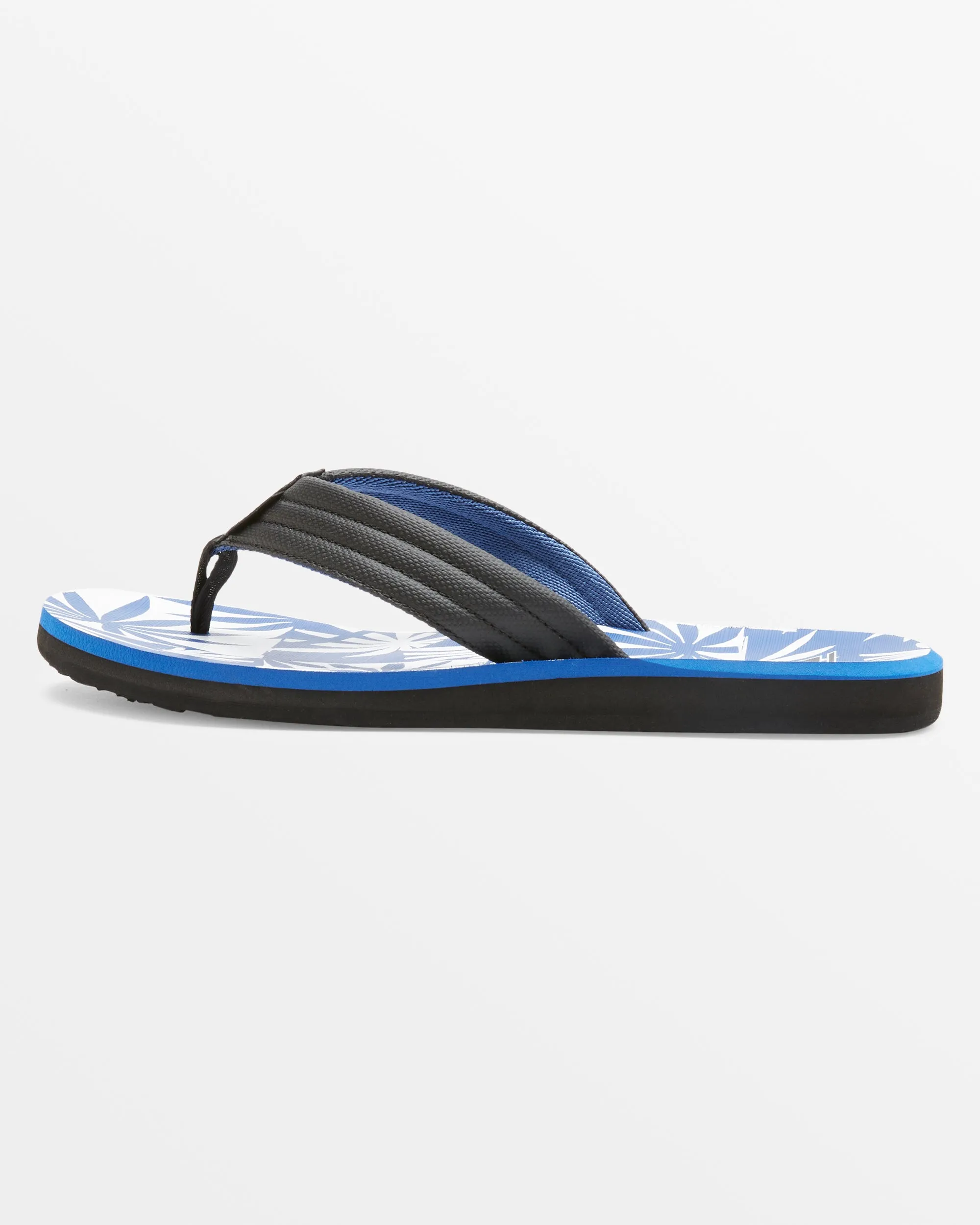 Carver Print Sandals - Black/Blue/White