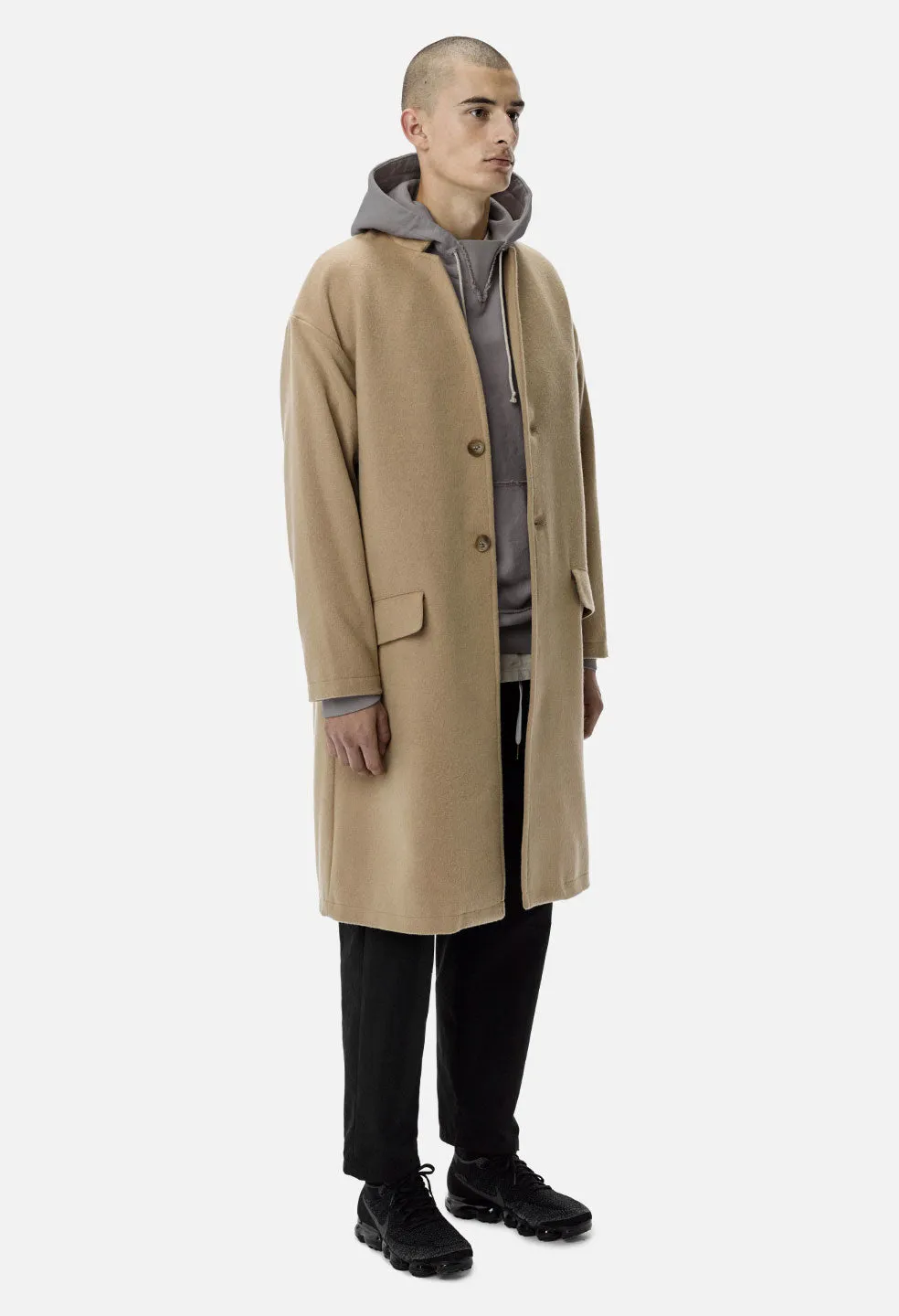 Cashmere Blend Topcoat / Camel