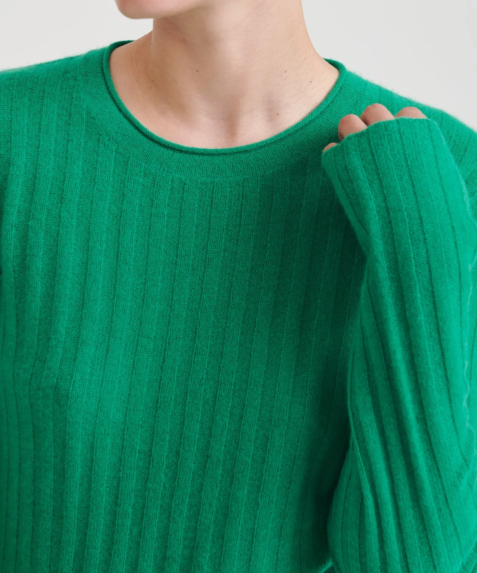 Cashmere Ribbed Sweater