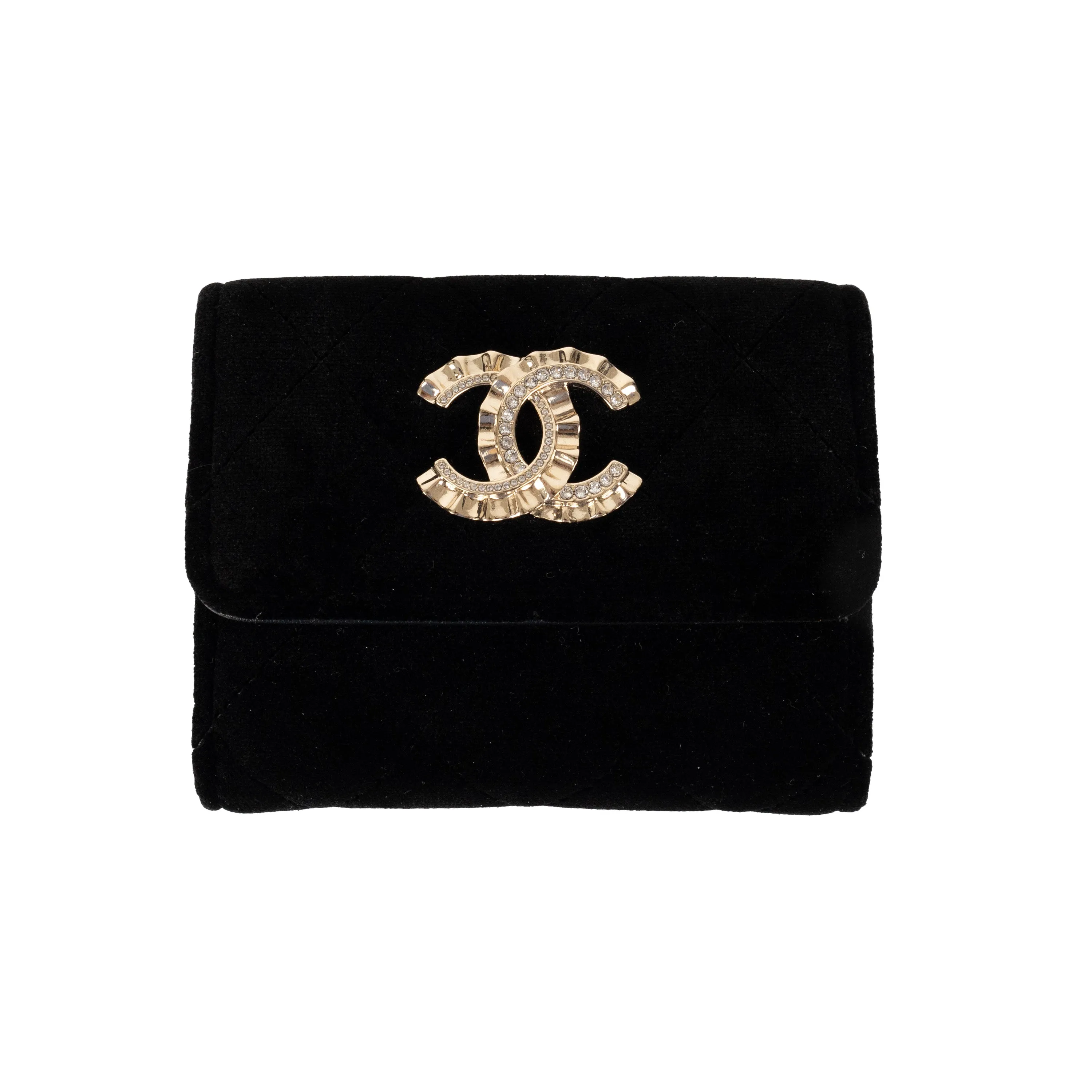 Chanel Quilted Velvet Wallet  - '20s