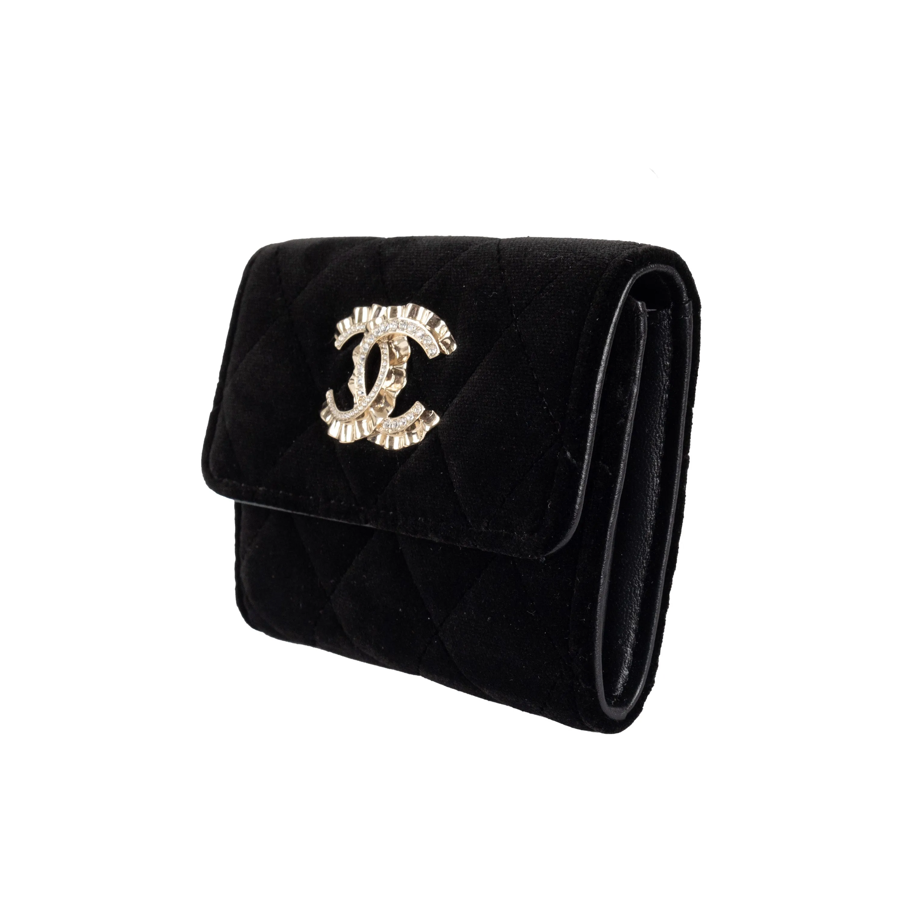 Chanel Quilted Velvet Wallet  - '20s