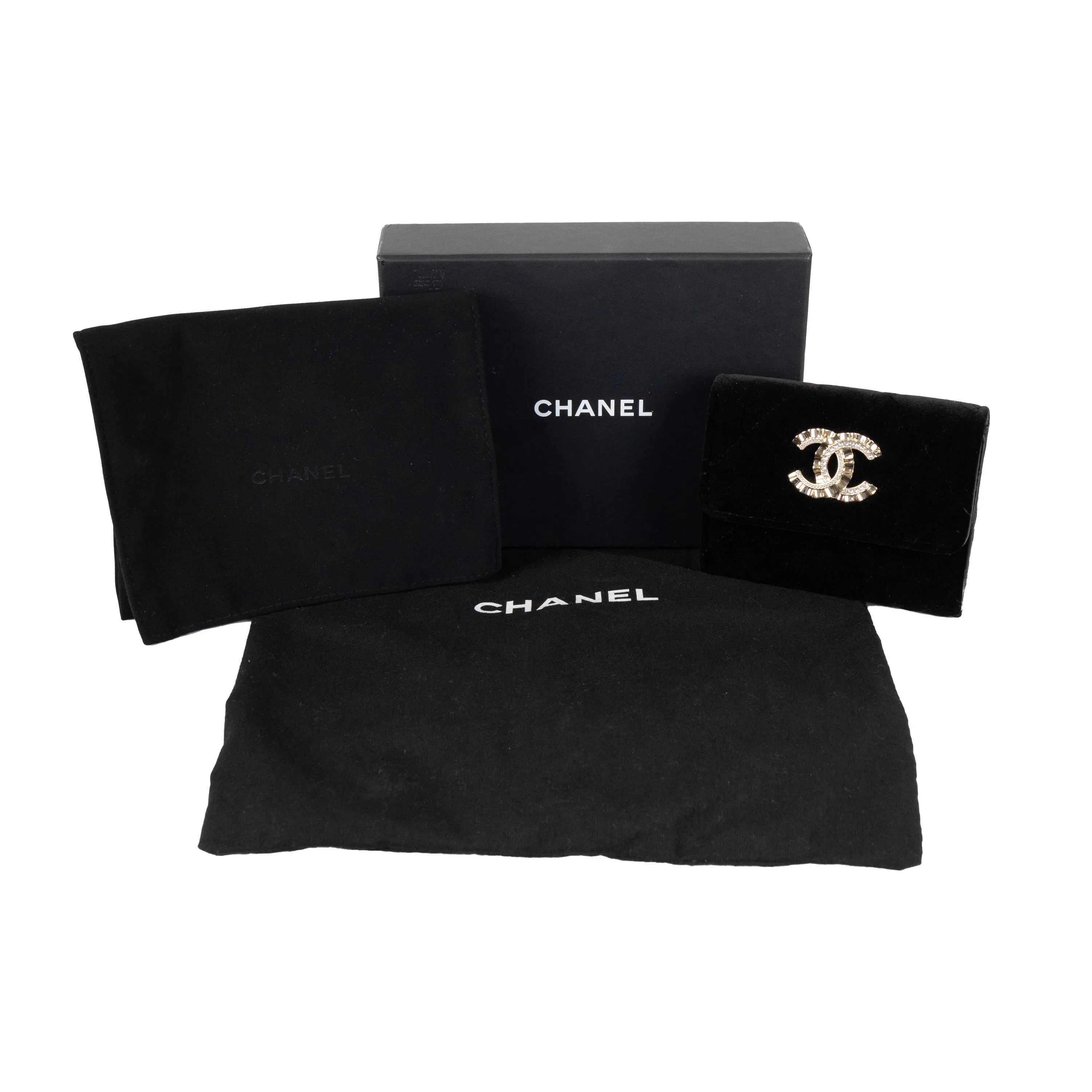 Chanel Quilted Velvet Wallet  - '20s