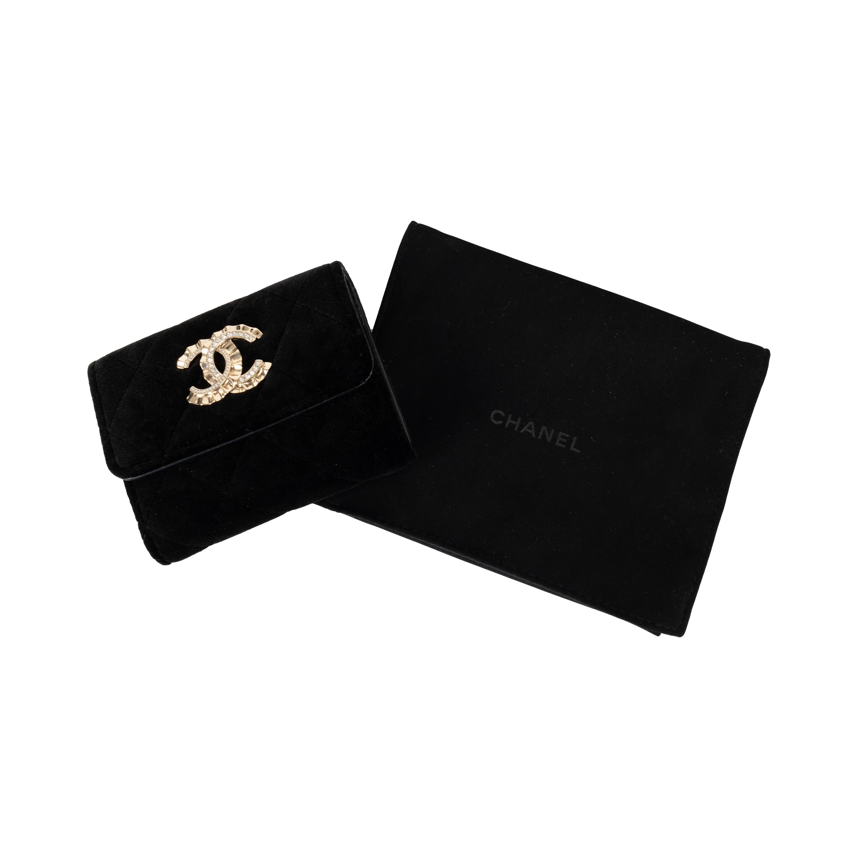 Chanel Quilted Velvet Wallet  - '20s