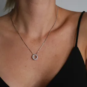 Circle Sparkle Necklace