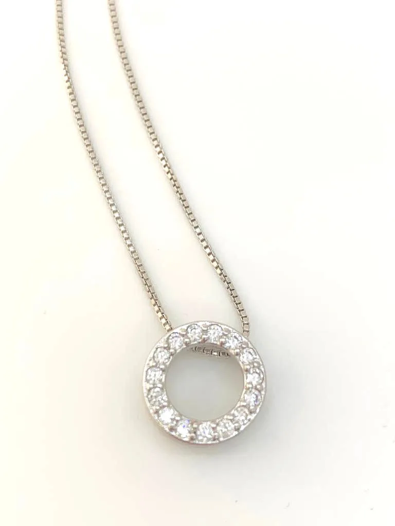 Circle Sparkle Necklace