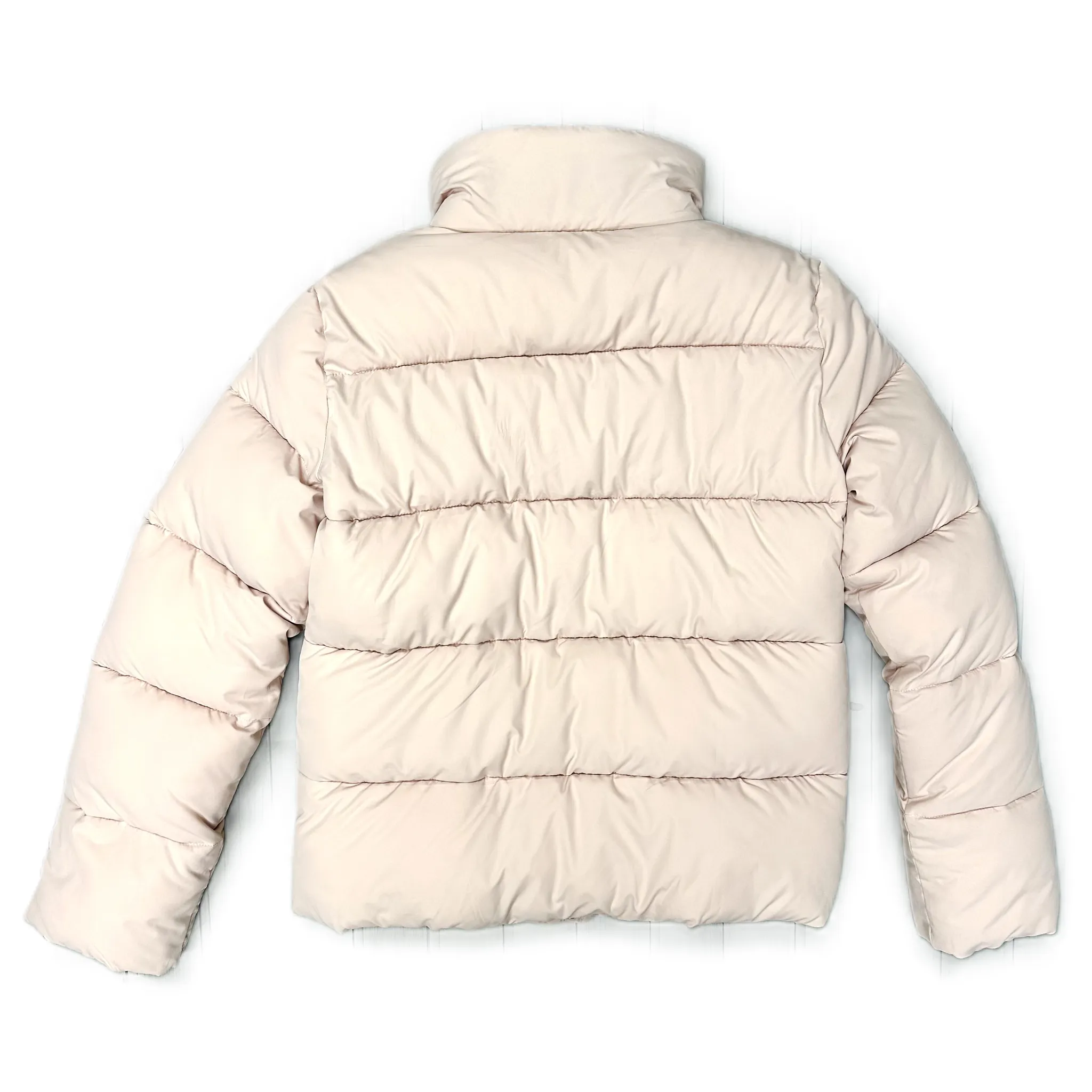 Coat Puffer & Quilted By Express O In Light Pink, Size: Xs