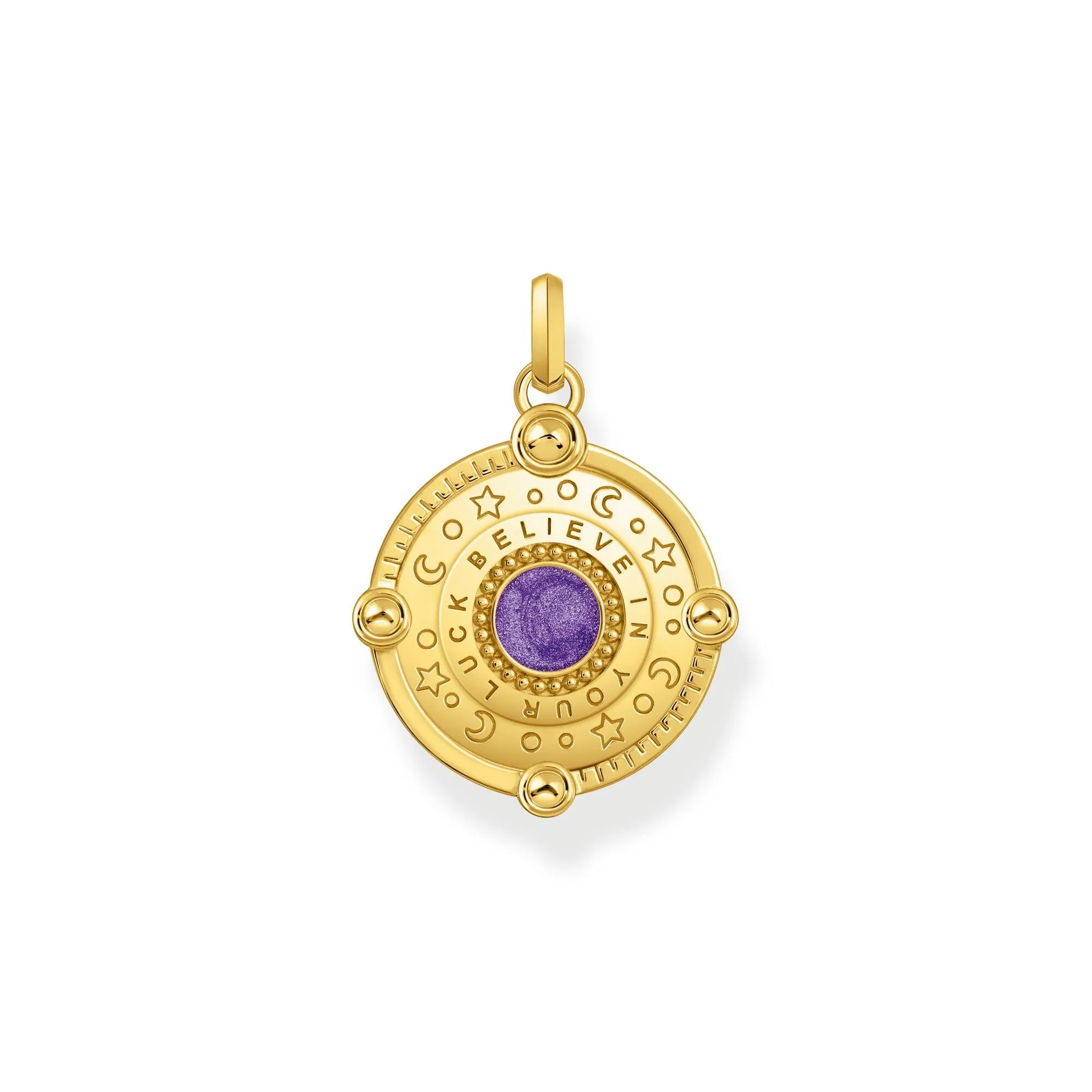 Cosmic Eye Pendant with colourful stones