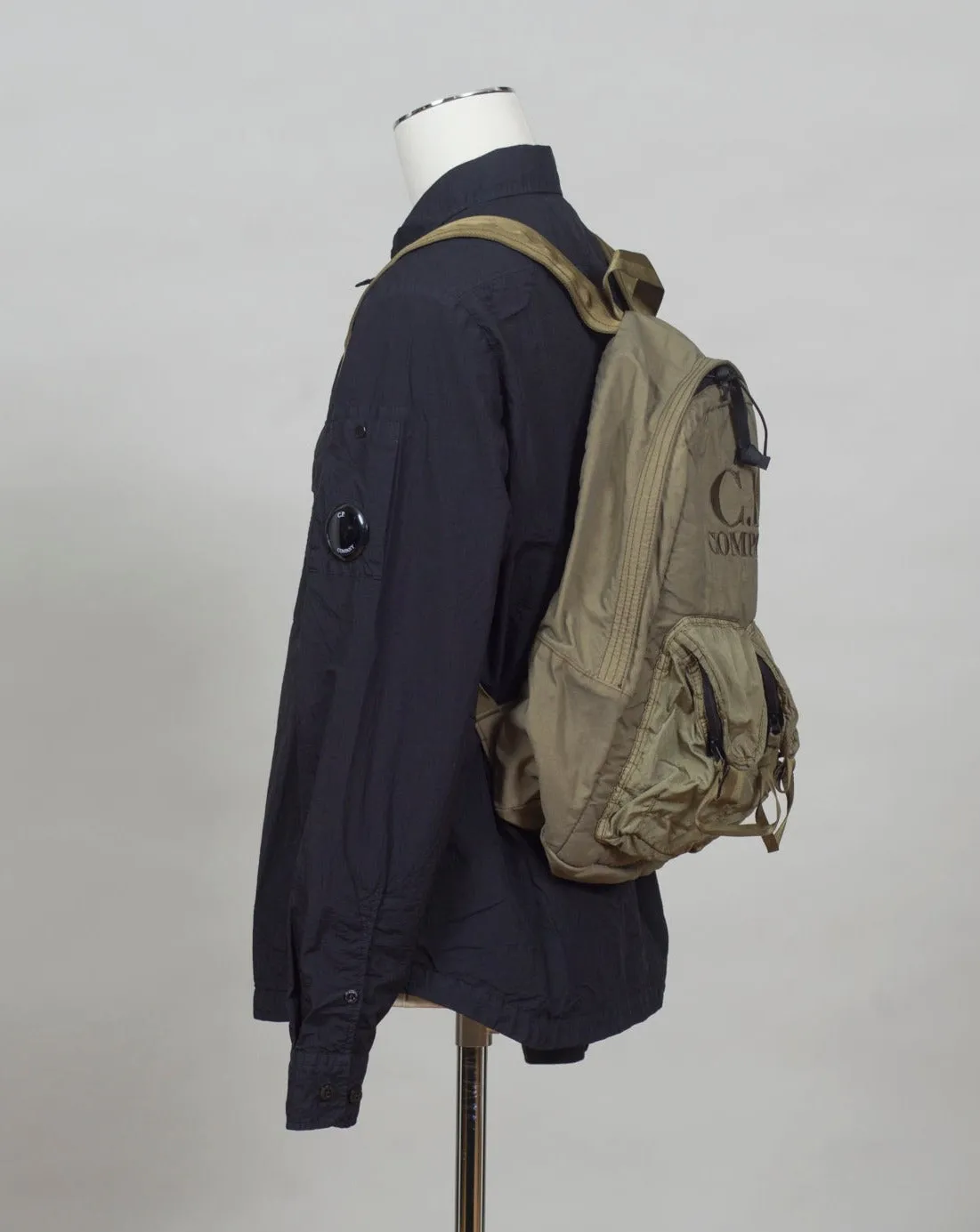 C.P. Company Taylon P Mixed Backpack / Ivy Green