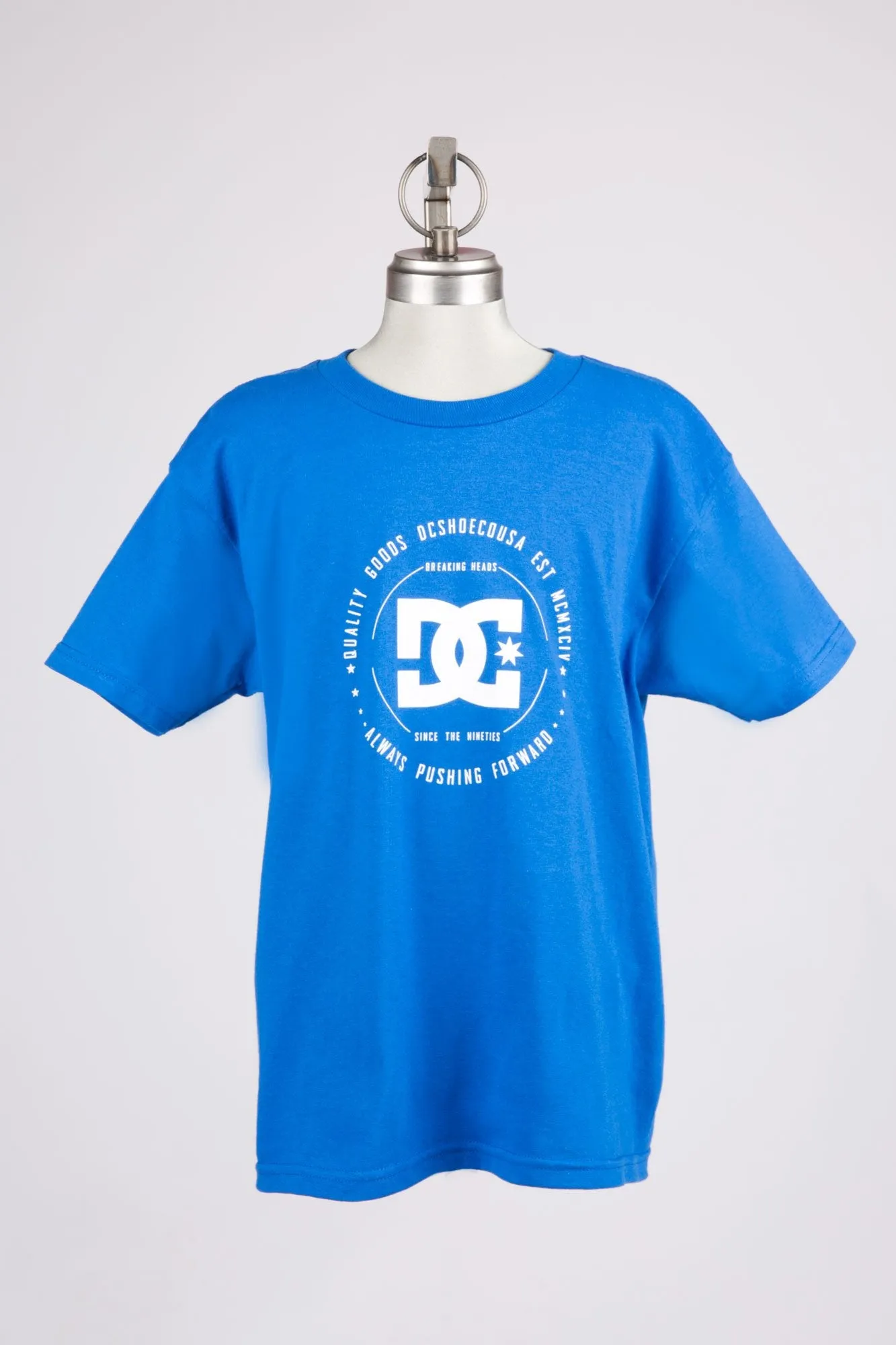 DC Youth Blue Rebuilt Short Sleeve Tee