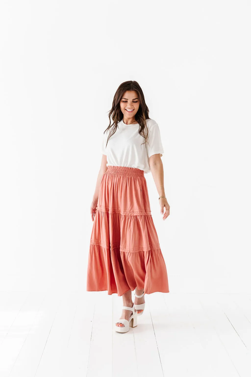 Devery Tiered Skirt