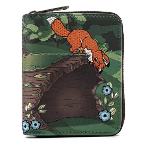 Disney Fox and the Hound Copper and Todd Zip-Around Wallet