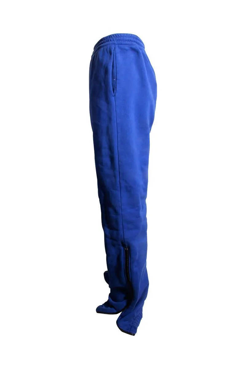 DSQUARED2 x MERT & MARCUS Wide Leg Side Zip Pant Blue