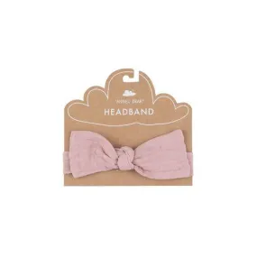 Dusty Pink Muslin Headband