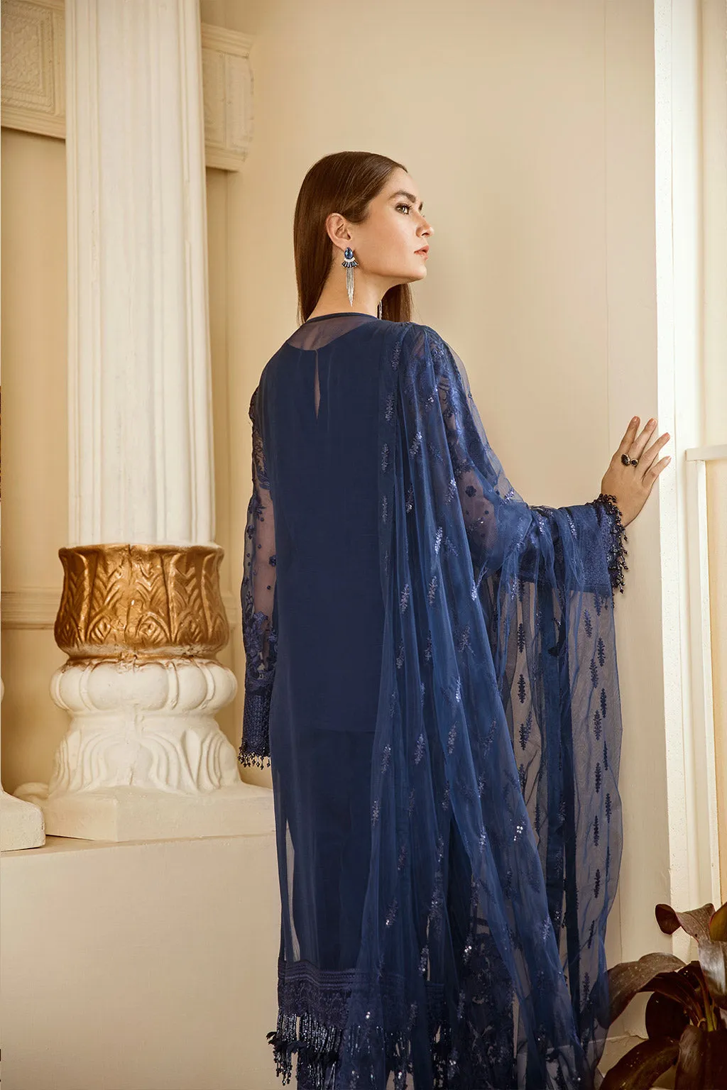 EMBROIDERED CHIFFON CH06-02