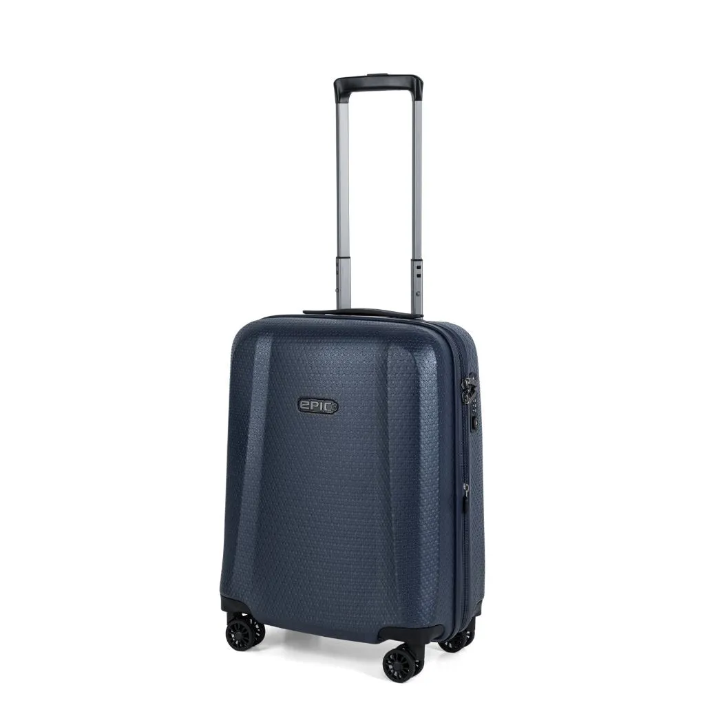 Epic GTO 5.0 55cm Carry On Expander Suitcase - Midnight Blue