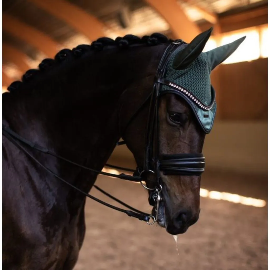 Equestrian Stockholm Ear Bonnet Sycamore Green FULL