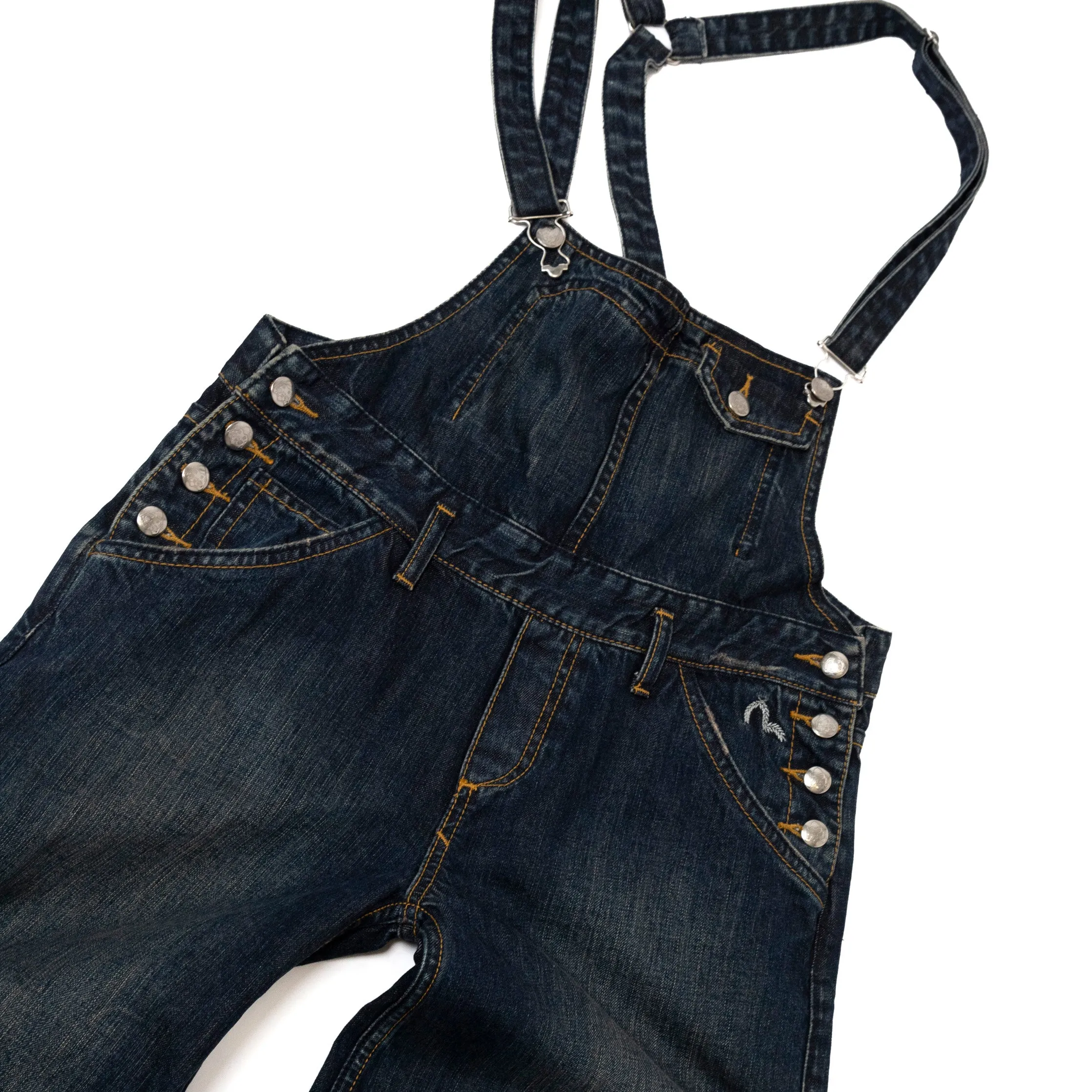 Evisu Dark Wash Dungarees