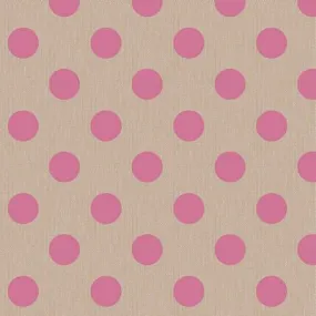 Fabric Chambray Dots Pink TIL160054 from Tilda, coordinates with any Tilda Collection