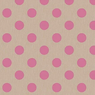 Fabric Chambray Dots Pink TIL160054 from Tilda, coordinates with any Tilda Collection