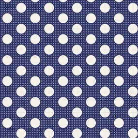 Fabric from Tilda, DOTs Collection, Medium Dots Night Blue 130026