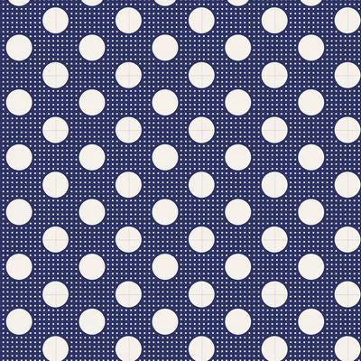 Fabric from Tilda, DOTs Collection, Medium Dots Night Blue 130026