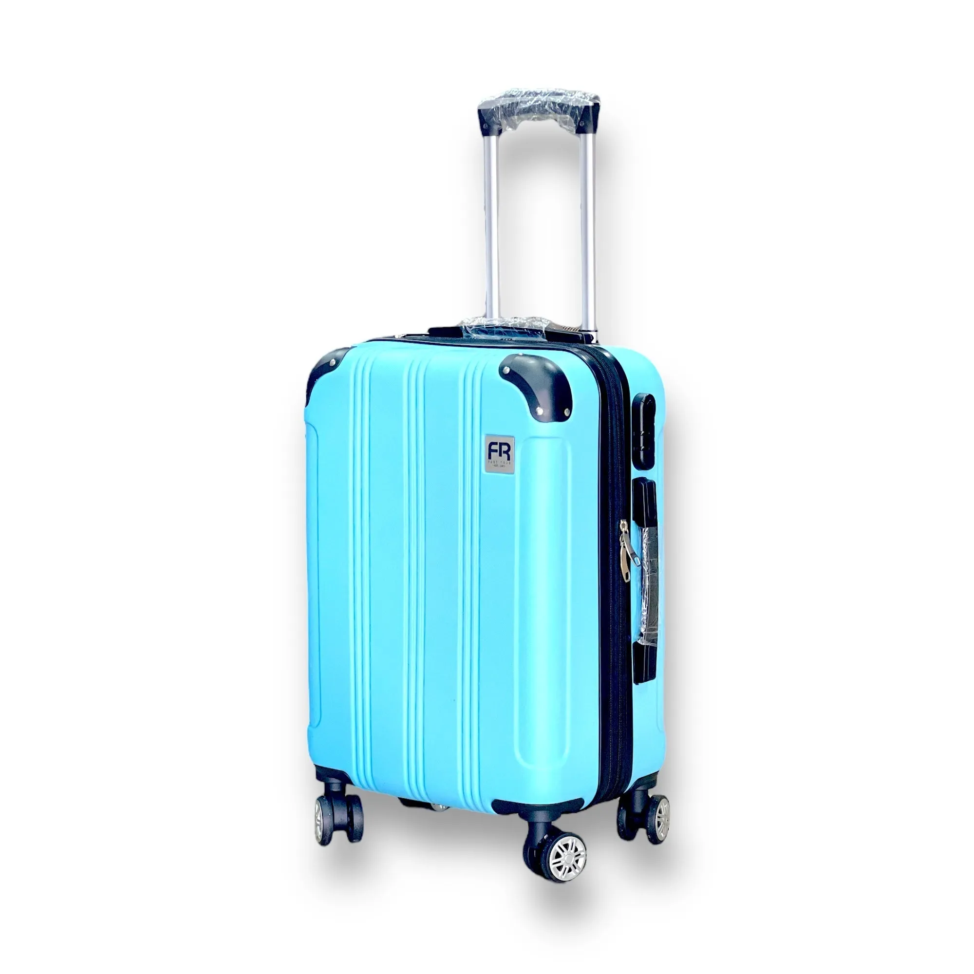 Fast Road Hardside Expandable Roller Luggage Blue, Carry-on 20 inch