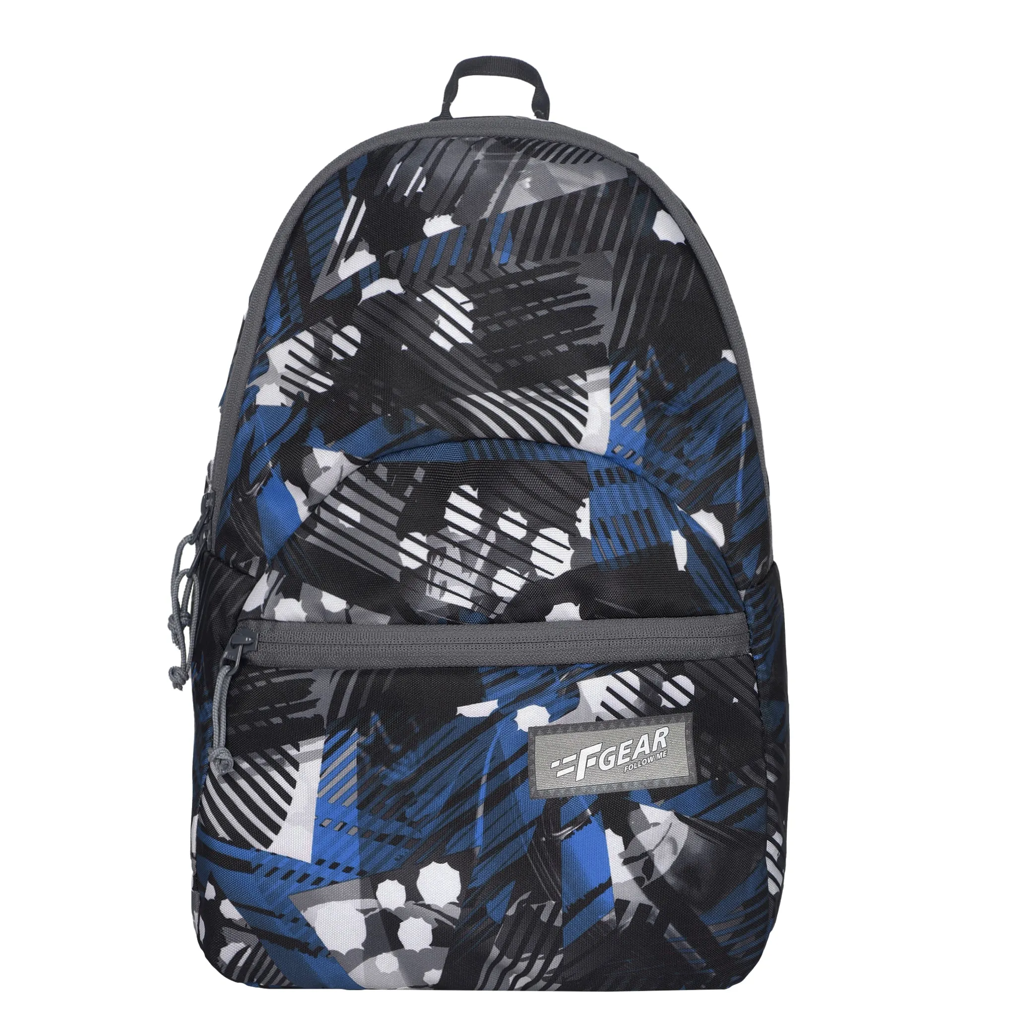 Ferris Geometric Blue Black Backpack