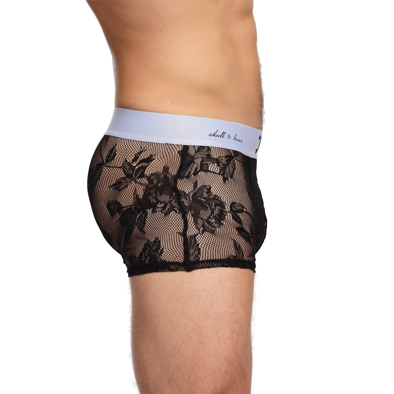 Floral Lace Black Trunk