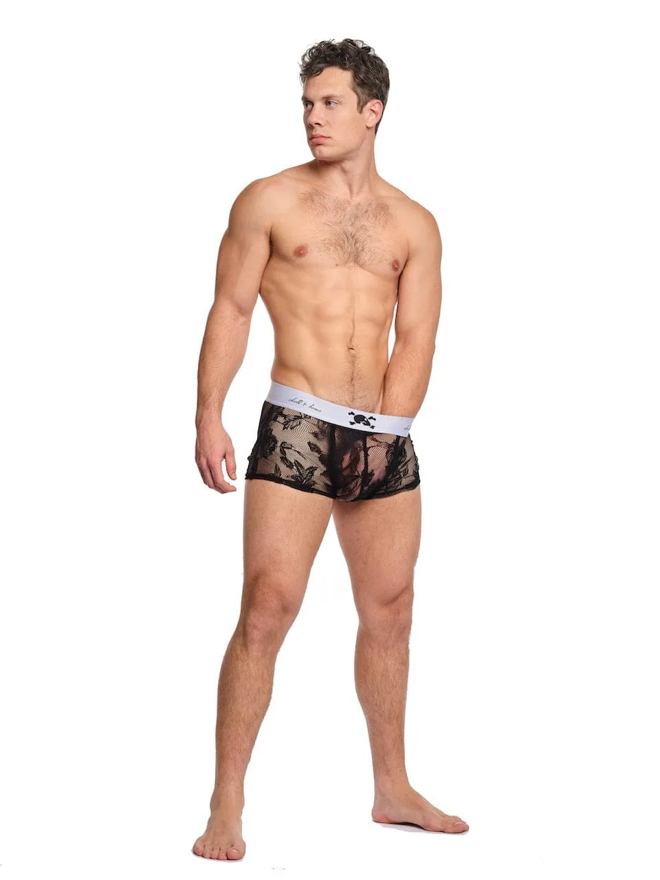 Floral Lace Black Trunk