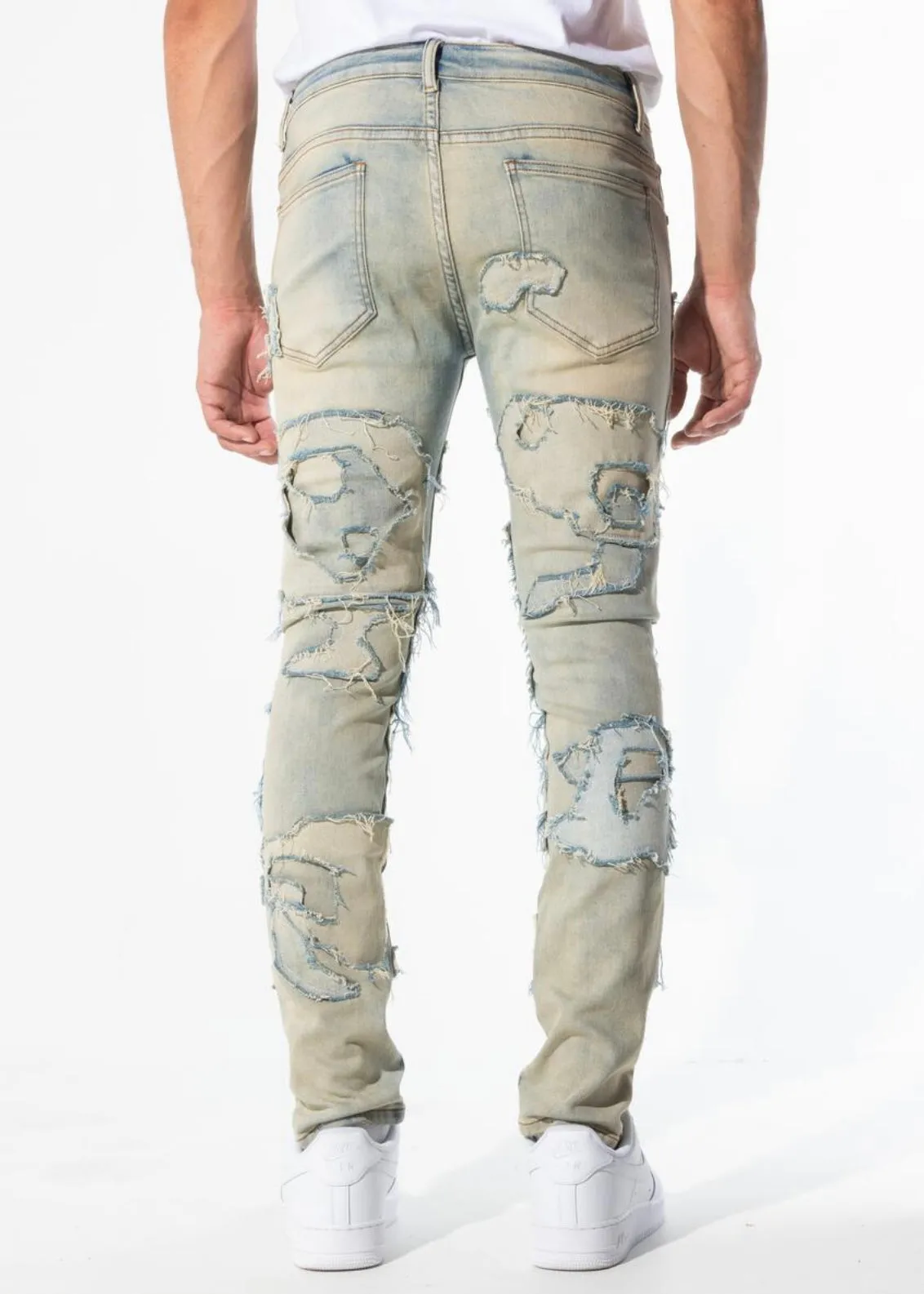 Gala Faded Steel Blue Crumb Jeans