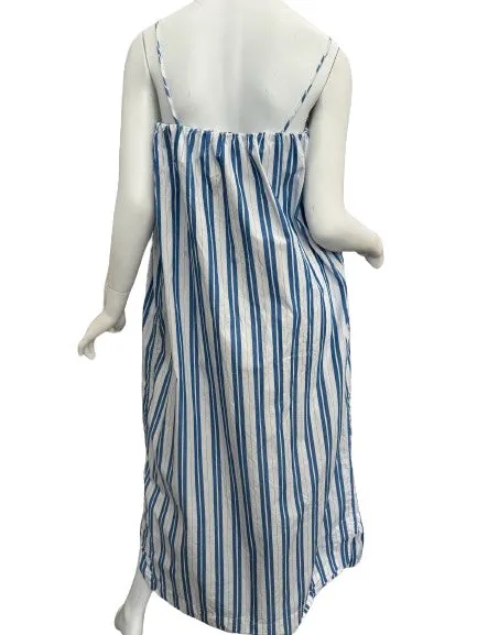 GANNI Striped Maxi Dress - Size 8