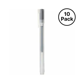 Gel Ink Ballpoint Pen - Cap Type 0.38mm (10 Pack)