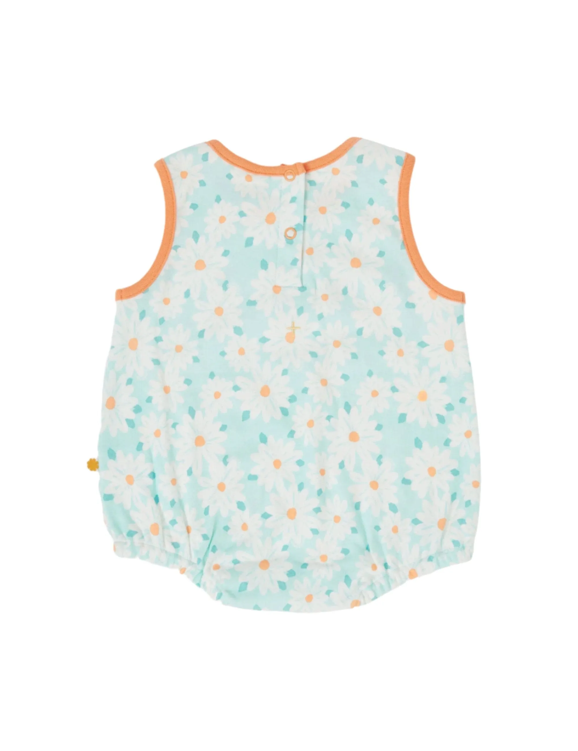 Goldie & Ace - Daisy Delight Bubble Romper Lagoon