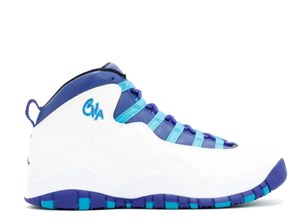 (GS) Air Jordan 10 Retro 'City Pack Charlotte Hornets CHA' (2016) 310806-107