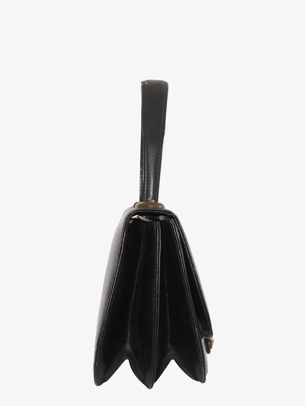 Gucci Black Leather Hand Bag