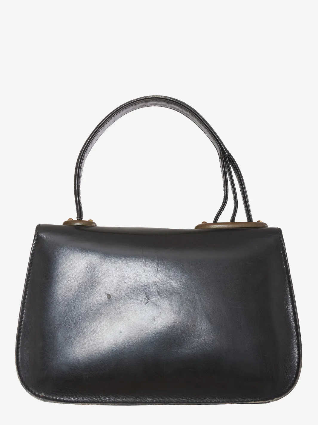 Gucci Black Leather Hand Bag