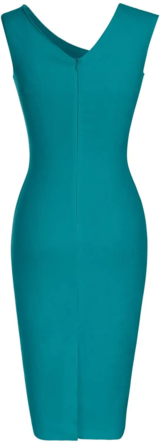 Haute Edition Women's Ruched Shoulder Bodycon Sheath Dress