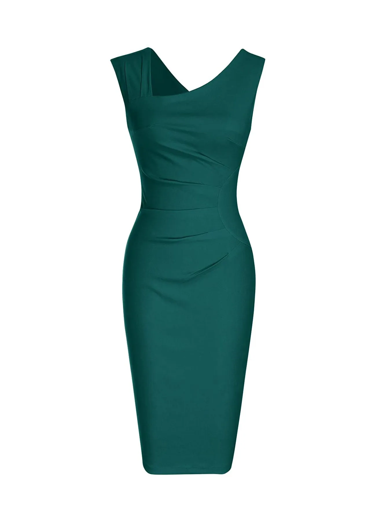 Haute Edition Women's Ruched Shoulder Bodycon Sheath Dress