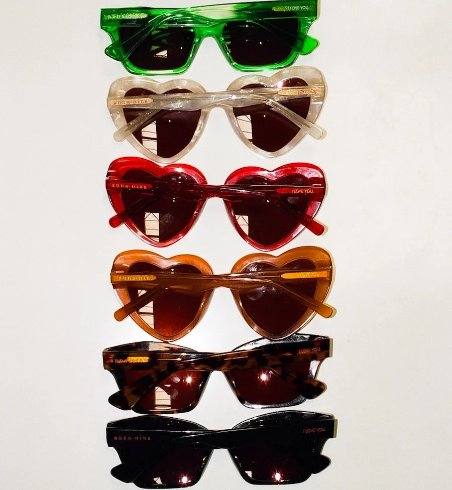 Heart Chestnut Sunglasses