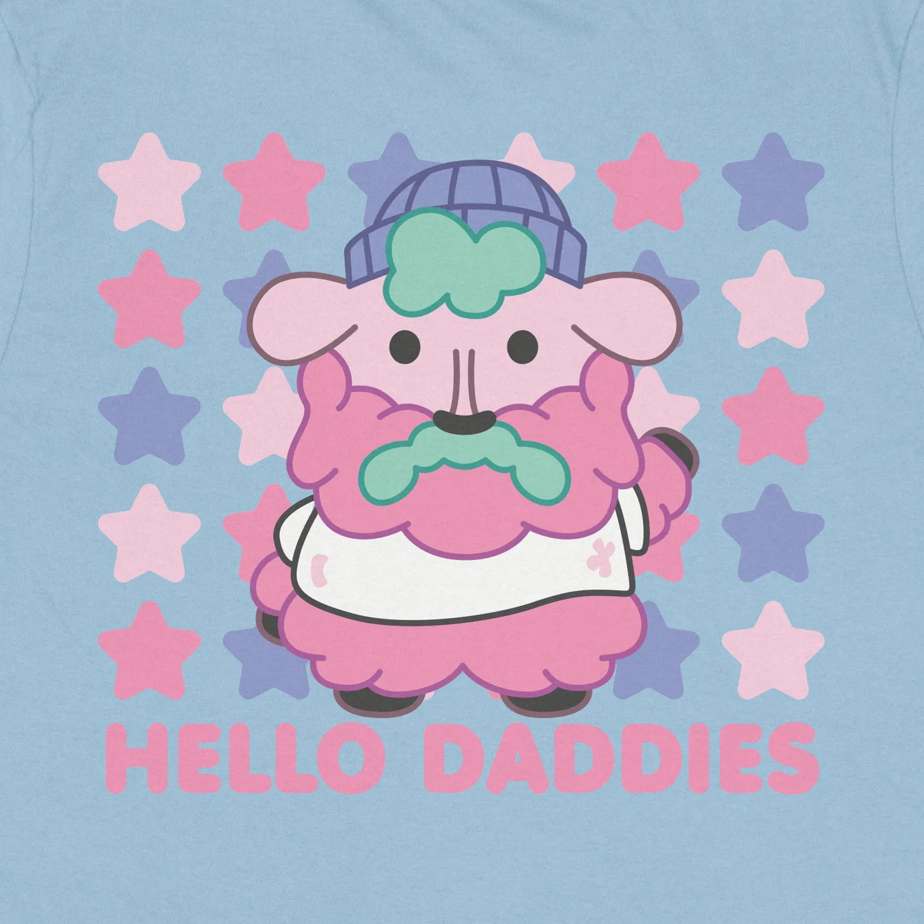 Hello Daddies Tee (Baby Blue)