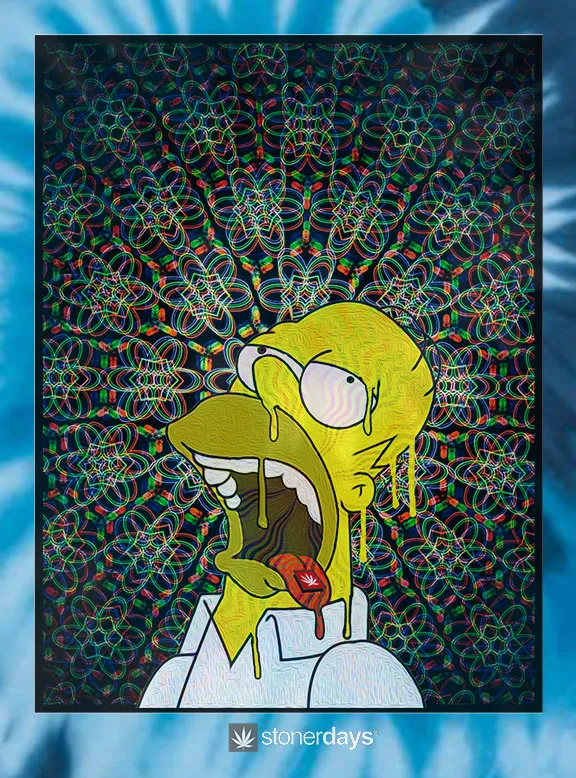 Homer Blotter Blue Tie dye