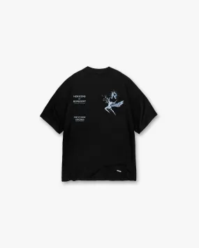 Icarus T-Shirt - Jet Black Blue