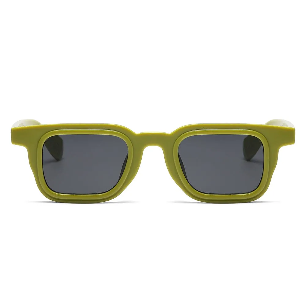 Infamous - Chartreuse & Black Sunglasses