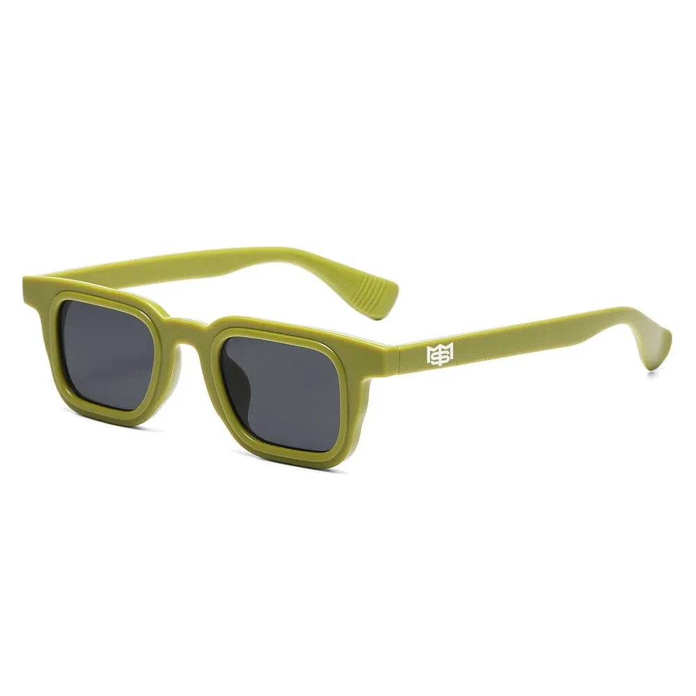 Infamous - Chartreuse & Black Sunglasses